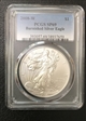 2008-W $1 Burnished Silver Eagle SP69