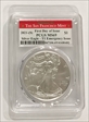 2021-(S) $1 Silver Eagle - T1 Emergency Issue Struck at San Francisco First Day of Issue MS69