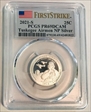2021-S 25C Tuskegee Airmen NP Silver First Strike PR69DCAM