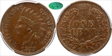 1875 1C AU58BN
