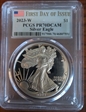 2023-W  $1 Silver Eagle First Day of Issue PR70DCAM