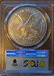 2025 $1 Silver Eagle First Day of Issue MS70