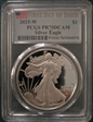 2025-W $1 Silver Eagle First Day of Issue PR70DCAM