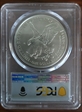 2025-W $1 Burnished Silver Eagle First Day of Issue SP70