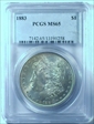 1883 $1 MS65