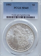 1882 $1 MS65
