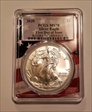 2020 $1 Silver Eagle First Day of Issue Picture Frame Flag MS70