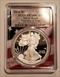 2020-W  $1 Silver Eagle First Day of Issue Picture Frame Flag PR70DCAM