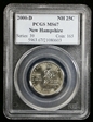 2000-D 25C New Hampshire MS67