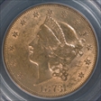 1873 $20 Open 3 AU55