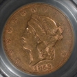 1853/'2' $20 XF45