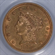 1860 $2.50 New Reverse AU55