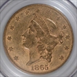 1865 $20 XF45
