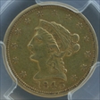 1843 $2.50 XF45