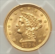 1896 $2.50 MS61