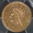 1859 $2.50 New Reverse AU58