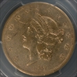 1857-S $20 XF45