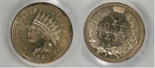 1864 1C Copper-Nickel MS65
