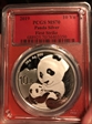 2019 10 Yn Panda Silver First Strike MS70