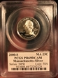 2000-S 25C Massachusetts Silver PR69DCAM