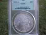 1885-O $1 MS66
