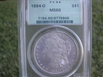 1884-O $1 MS66