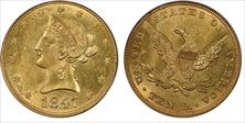 1847 $10 MS61
