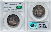 1863 50C PR64