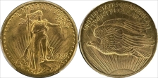 1907 $20 Saint-Gaudens MS64