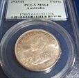 1915-H Florin MS64