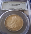 1924(m,sy) Florin MS64
