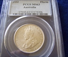 1932(m) Florin KM-27  Ag MS63