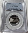 2005-S 25C West Virginia PR69DCAM