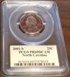 2001-S 25C North Carolina PR69DCAM