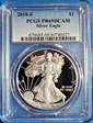2018-S $1 Silver Eagle PR69DCAM