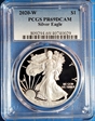 2020-W  $1 Silver Eagle PR69DCAM