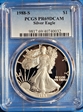 1988-S $1 Silver Eagle PR69DCAM