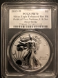 2019-W $1 Silver Eagle Enhanced Rev PR Pride of Two Nations, U.S. Set First Strike PR70