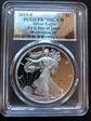 2019-S $1 Silver Eagle First Day of Issue Washington DC PR70DCAM