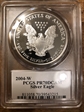 2004-W $1 Silver Eagle Leonard Buckley PR70DCAM