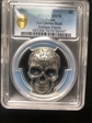 2018 $5 La Catrina Skull Antique Finish MS70