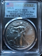 2020-(S) $1 Silver Eagle - Emergency Issue Struck at San Francisco First Strike MS70