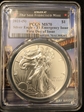2021-(S) $1 Silver Eagle - T1 Emergency Issue Struck at San Francisco FDI San Francisco PF MS70