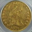 1803 $10 Small Reverse Stars AU55