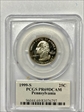 1999-S 25C Pennsylvania PR69DCAM