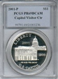 2001-P $1 Capitol Visitor PR69DCAM