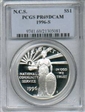 1996-S $1 Nat. Comm. Service PR69DCAM