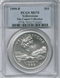 1999-P $1 Yellowstone MS70