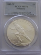 2012-W $1 Infantry MS70