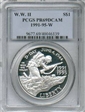 1991-95-W $1 World War II PR69DCAM